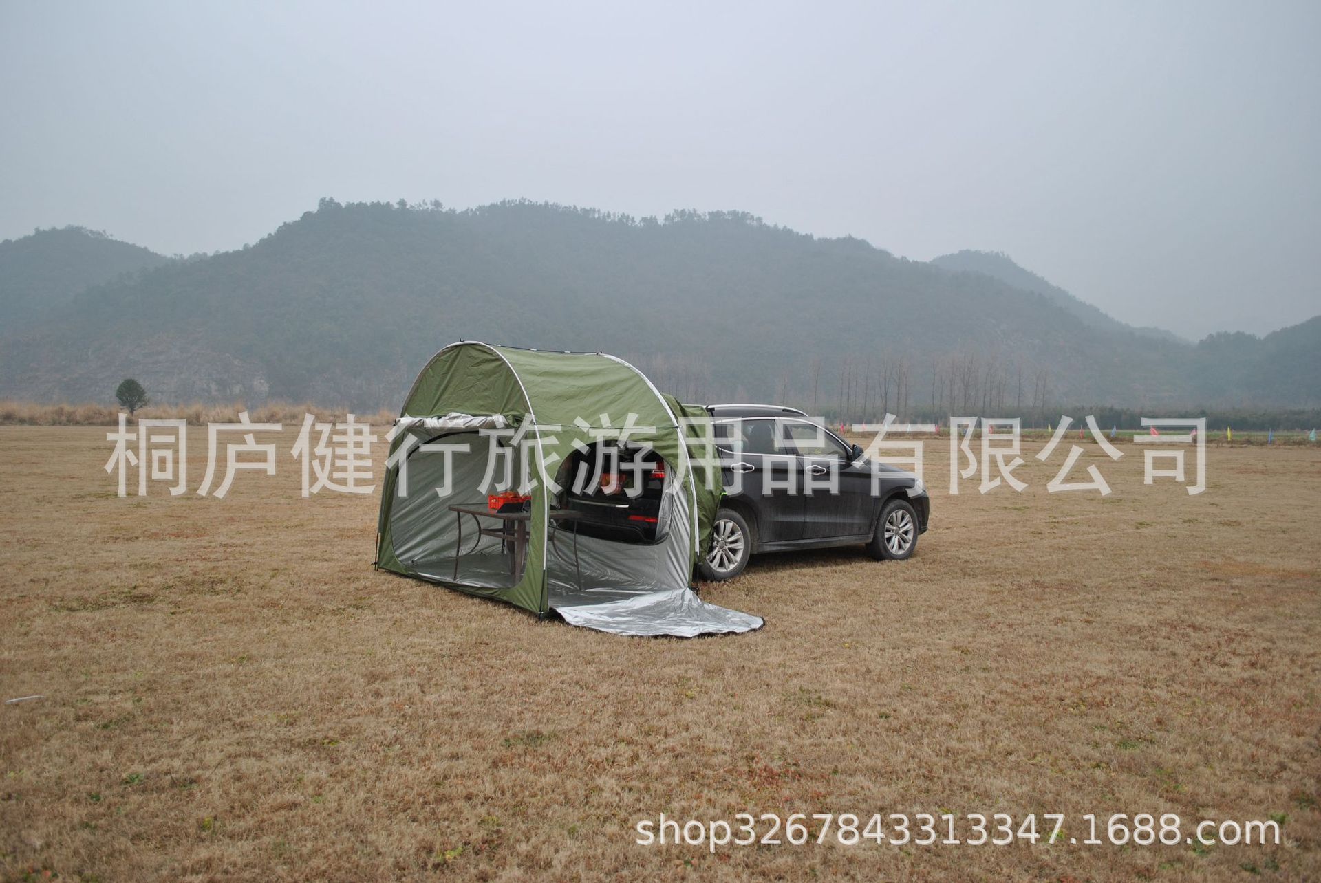 Cheap Goat Tents Outdoor Car Trunk Tent Sunshade Rainproof Tailgate Shade Awning Tent For SUV Car Self Driving Tour Barbecue Camping Tool   